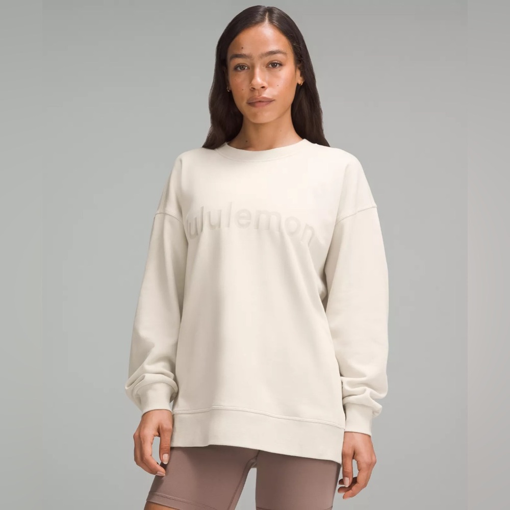 Lululemon oversized graphic sweatshirt